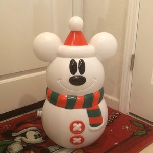 Mickey Mouse snowman blow mold